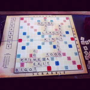 the bears played scrabble